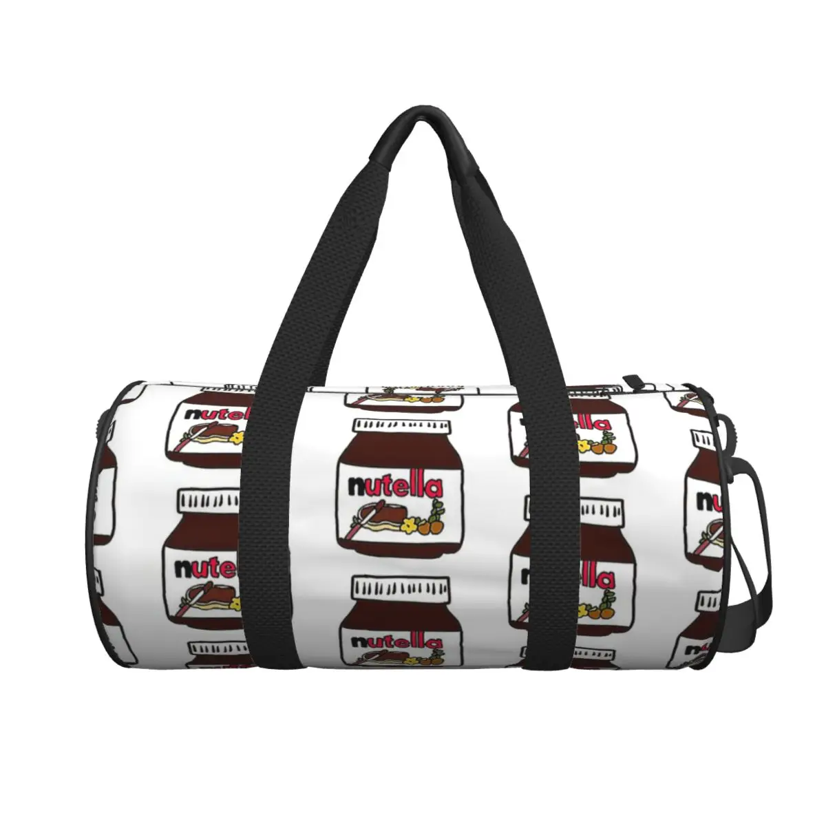 Nutella Large Duffle Gym Bag Multi-Functional Duffle Travel Bags Handbags Fitness bag