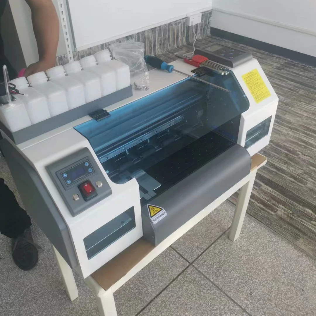 

YiLee 33CM INKJET DTF PRINTER A3 for SMALL BUSINESS IDEAS With Dual XP600 Printhead Thermal Transfer T-shirt Lanyard Printing