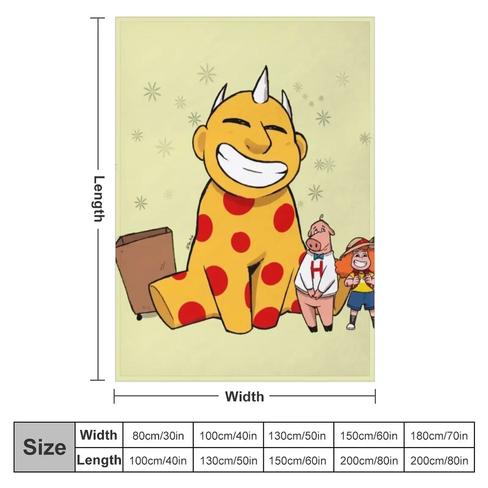 Maggie and the ferocious Beast! Throw Blanket Soft Beds funny gift Blankets For Baby halloween Blankets