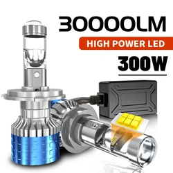 H4 H7 LED Projector Lens H8 H9 H11 9005 9006 HB3 HB4 Car Headlight Bulb Canbus Lamp 6000K For Car/Motorcycle 12V 24V 30000LM