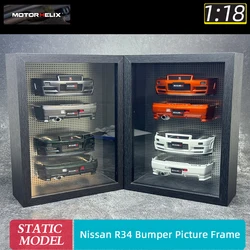 Motorhelix 2024 HEC Limited Edition 1:18 Nissan R34 Bumper Picture Frame collection display model periphery