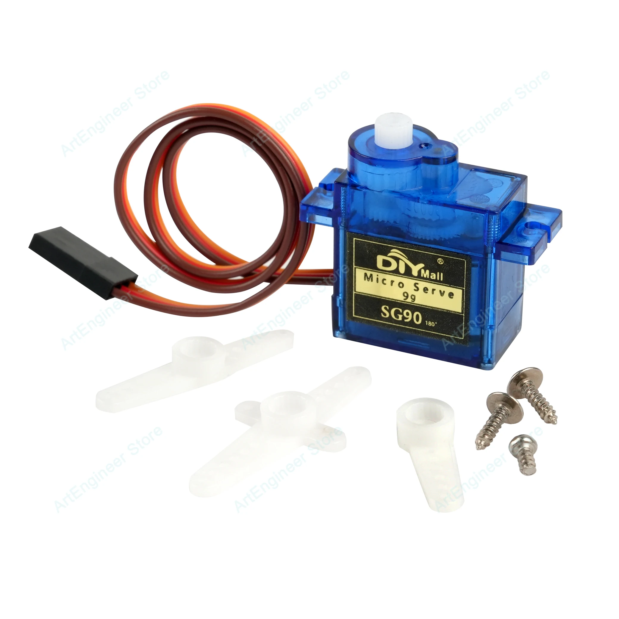 9G محرك سيرفو صغير صغير لاردوينو RC نموذج سيارة روبوت 6CH هليكوبتر طائرة التحكم لتقوم بها بنفسك اللعب طائرات بدون طيار 2/5/10/100 قطعة/الوحدة SG90