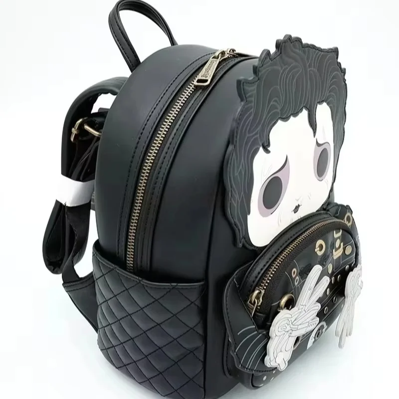 

Рюкзак Disney Loungefly Scissorhands, школьная сумка, сумка из искусственной кожи, дорожная сумка, женская сумка, сумка через плечо для девочек, подарок