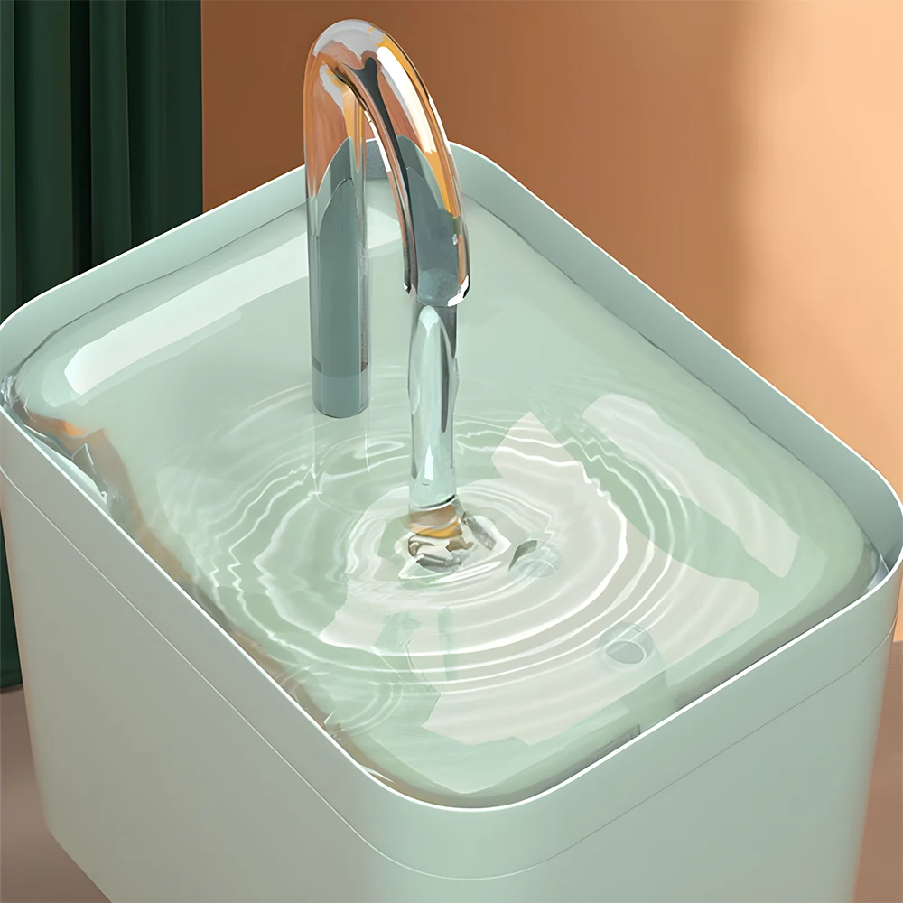 For Cats Pet Water Dispenser Cat Water Fountain Cat Drinker Bowl Auto Filter Mute 1.5L USB Electric Recirculate Filtring