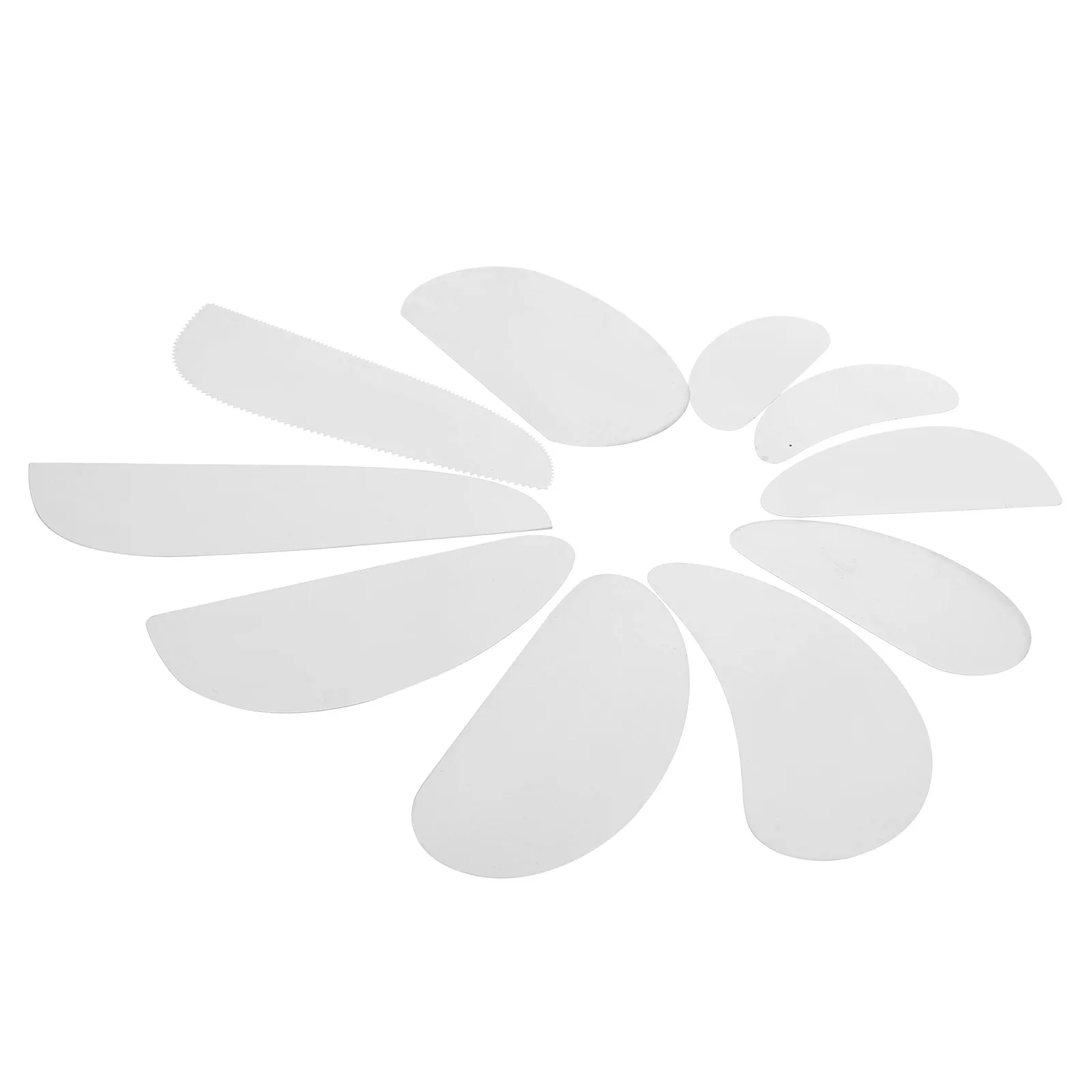 10 Pcs Modeling Carving Tool Clay Paint Scraper Stainless Steel Metal Pottery Tools