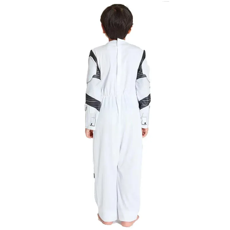 Zz04zz12Halloween para niños Anime Cosplay Galaxy Bounty Hunter Stormtrooper Disfraz de fantasía con personalidad Disfraz Hallo