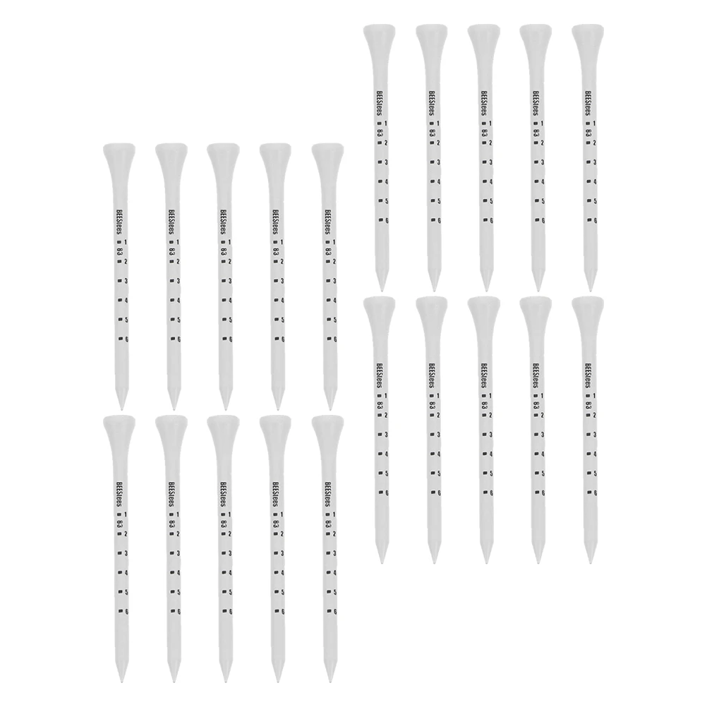 

100 Pcs Ball Tees Wooden Practice Equipment Compact Environmental Golfs Tees Miscellaneous Base Golfs Supplies