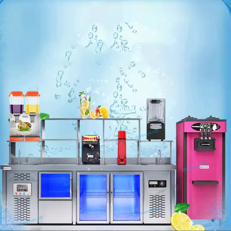 Soft Serve Ice Cream Machine Commercial Vertical For Dessert Shop Ice Cream Makers Three Flavors Gelato Making Machine