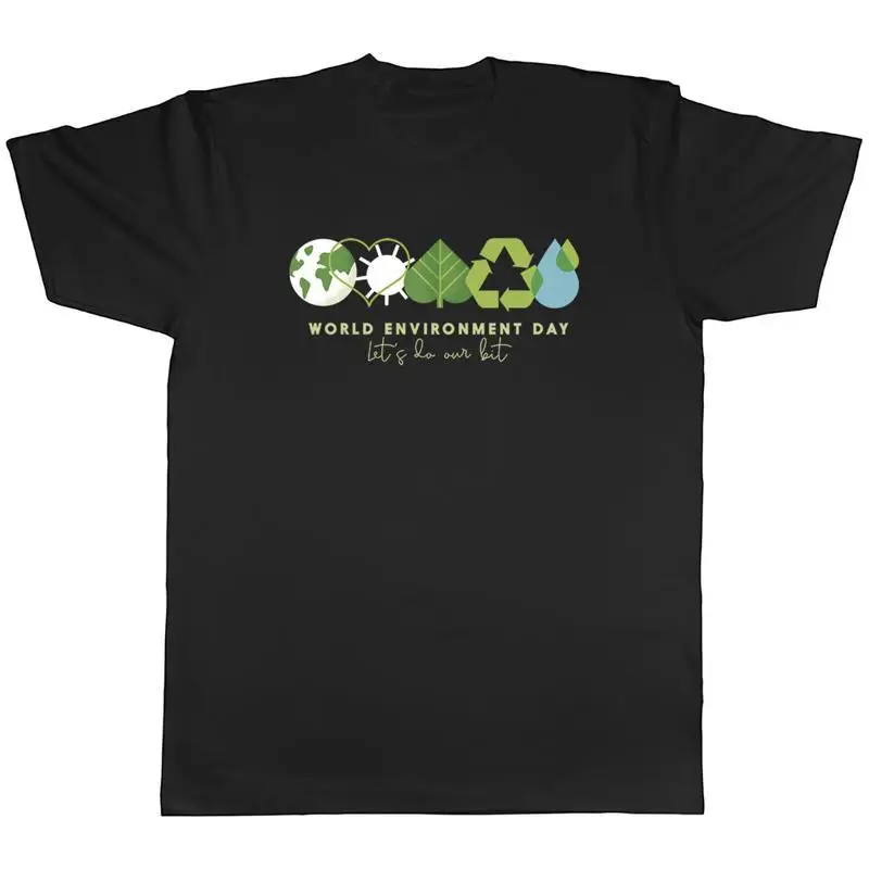 World Environment Day Mens TShirt Let's do our Bit Tee Gift