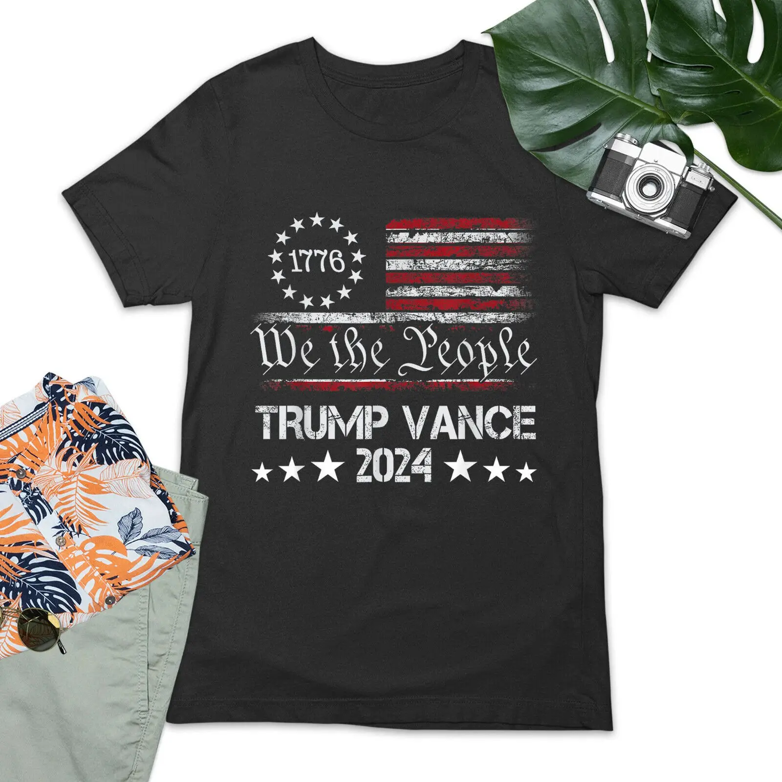 Trump Vance 2024 President Trump Supporter Re-Election Rally Voting T-Shirt