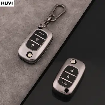 TPU výklopný kryt na klíče od auta pro Renault Fluence, Clio, Megane, Kangoo, Lacia, LADA Largus, Kalina, Granta, Vesta, X-Ray, Benz Smart Fortwo 10 nejlepší prodej Kryt klíče Smart Fortwo - №7