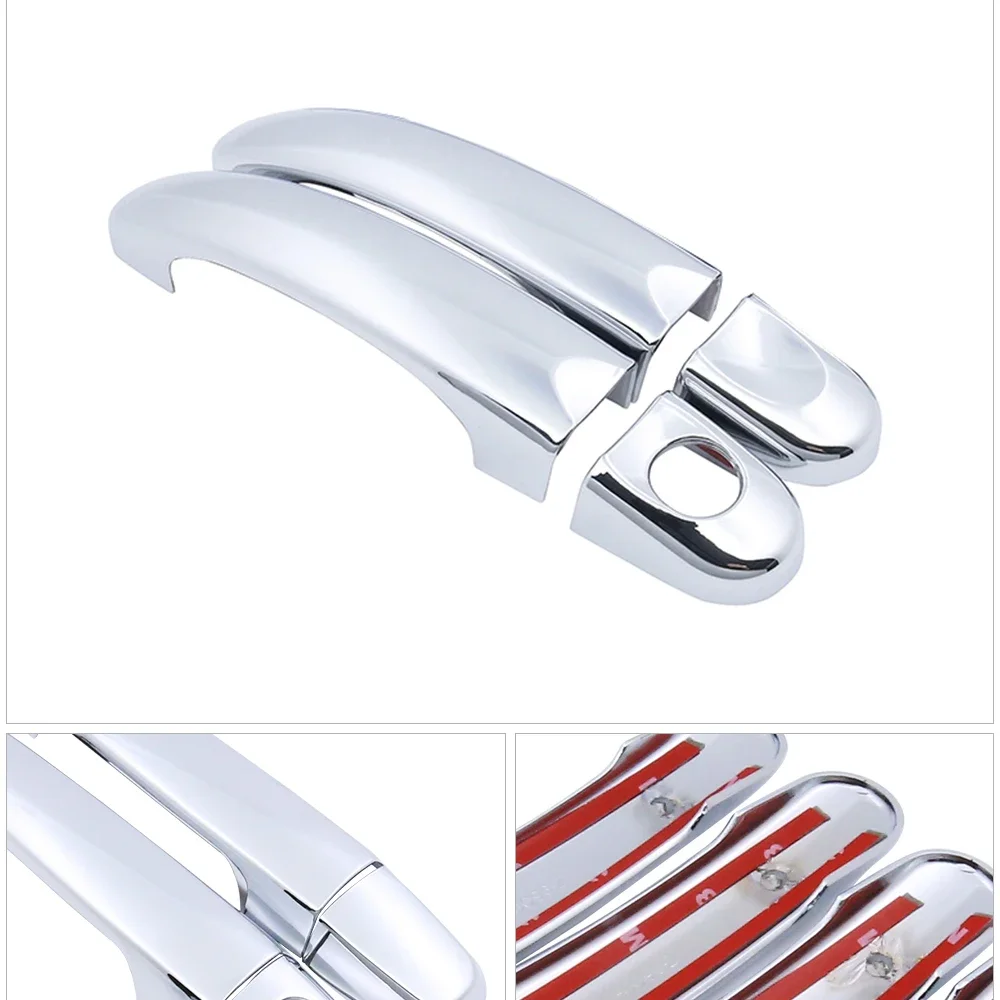 Door Handle Cover For Volkswagen VW New Beetle 1998~2011 Chrome Car Accessories Stickers Trim Set 1999 2001 2003 2005 2007 2010