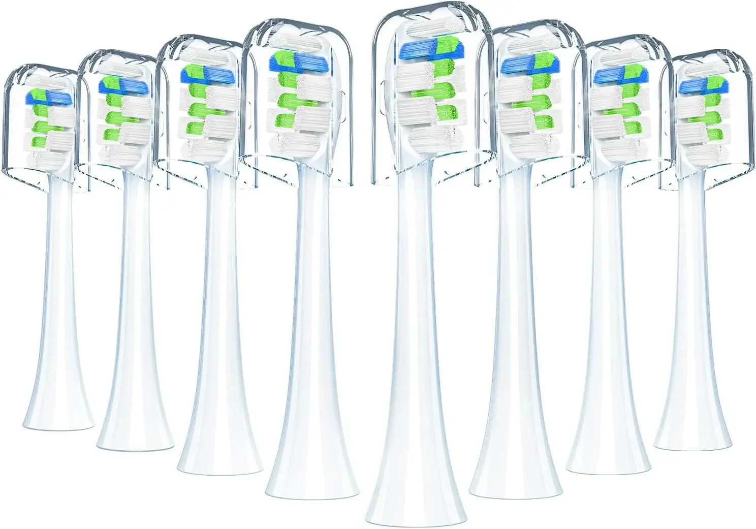 استبدال رؤوس فرشاة أسنان فيليبس الصوتية ، نعومة متوسطة ، شعيرات دوبونت ، استبدال فرشاة أسنان كهربائية ، 8 *