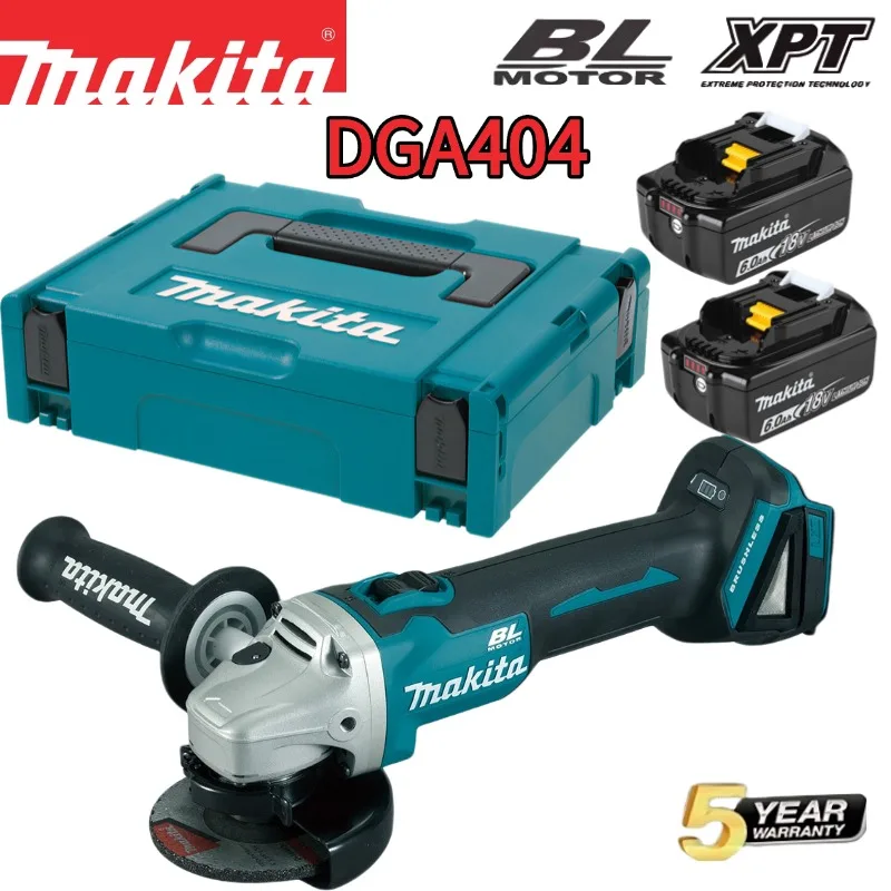 

Оригинальная шлифовальная машина Makita DGA404, 100 мм, 8500 об/мин, 4,0 м/с2, контроль вибрации, 80 дБ, малошумящая мощность, инструменты переменного тока, профессиональное использование