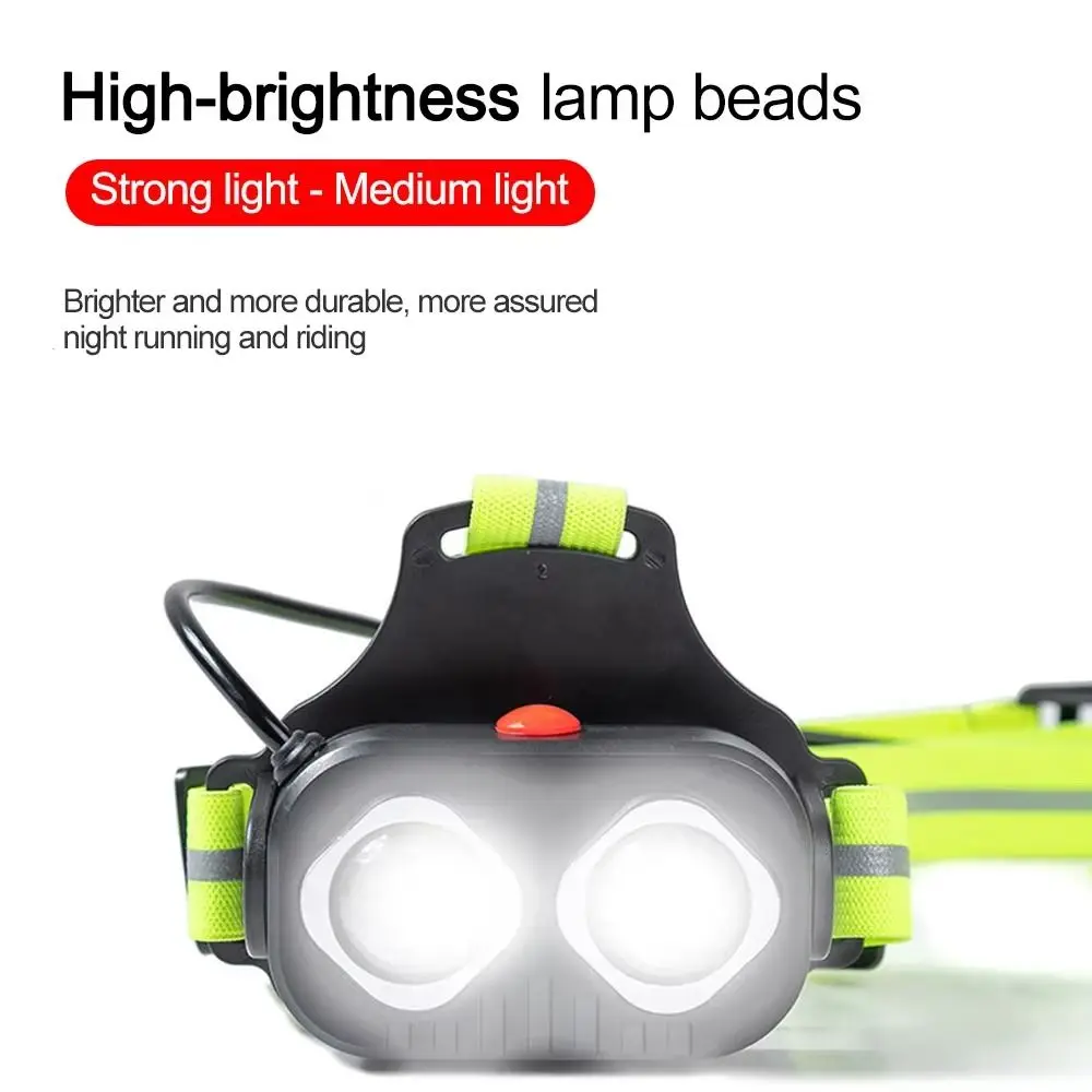 Multifunctional Jogging LED Night Running Light Safety Warning Chest Lamp Strong Highlight Durable Cycling Torch Sport