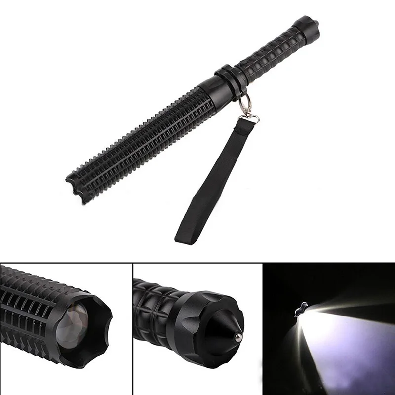 Đèn Pin LED-Đèn Pin Di Động, Phóng To, Chống Thấm Nước siêu Sáng Với 3 Chế Độ Đèn Tự Vệ Dành Cho Sử Dụng Trong Nhà Và Ngoài Trời