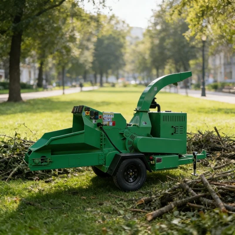 Wood Chipper Machine Tree Crusher Shredder Commercial Portable Wood Grinder Customized Tow Bar for ATV Utility Vehicle Towing
