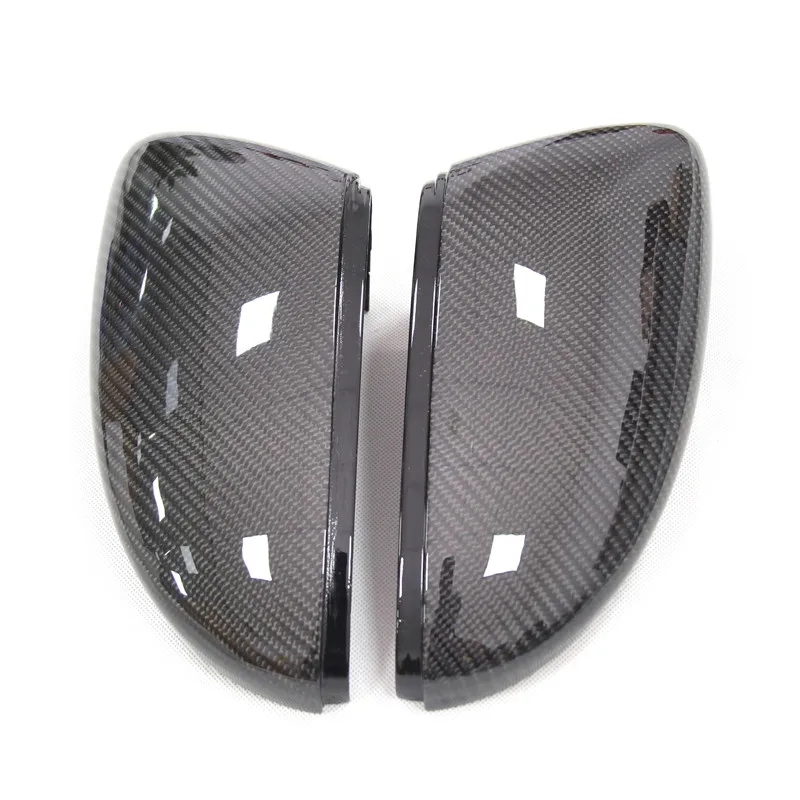 Carbon Fiber Mirror Cover For Volkswagen Passat CC Scirocco  Beetles EOS Jetta Bora 2010-2016 1:1 Replacement Style