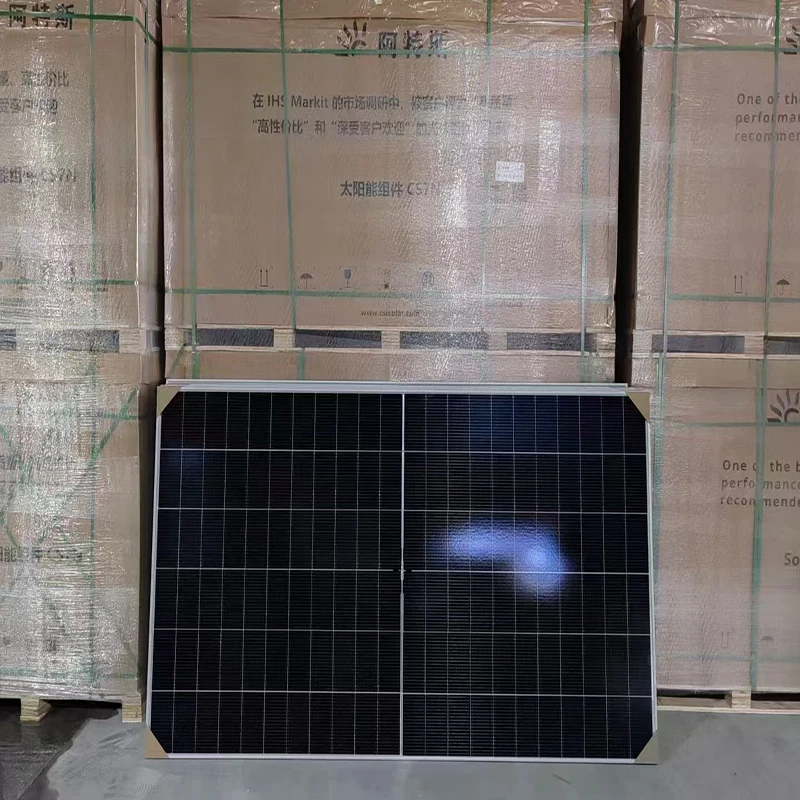 Canadian Solar's N-type bifacial monocrystalline 700W 705W solar panel 132 half cell monocrystalline PV module 210MM 66 half-cut