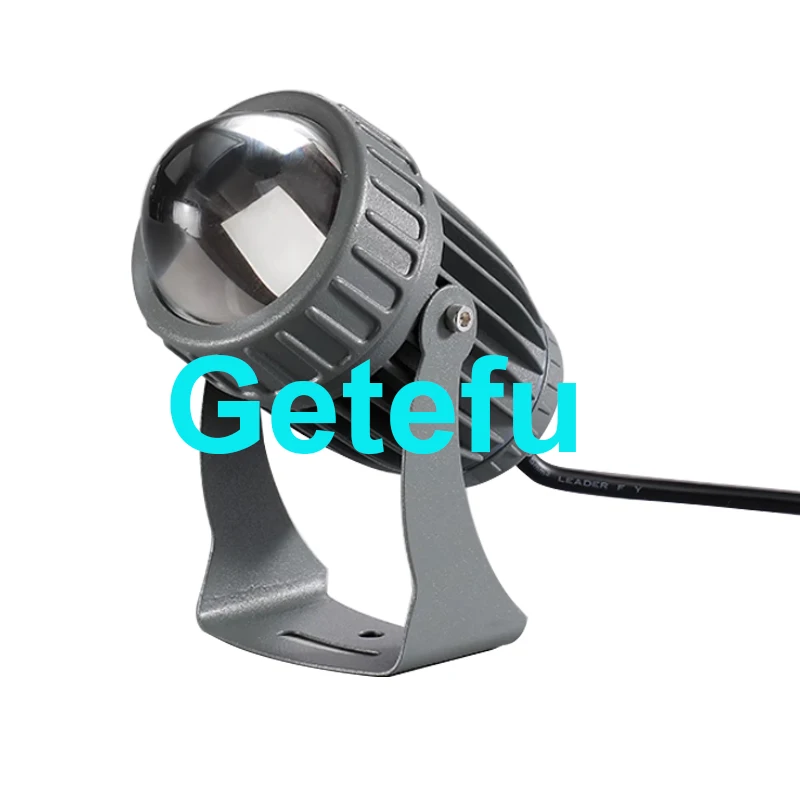 Outdoor LED RGB Floodlight 110V 220V 10W Waterproof Spotlight with Narrow Beam Angle Landscape Street Garden Square Floodlights