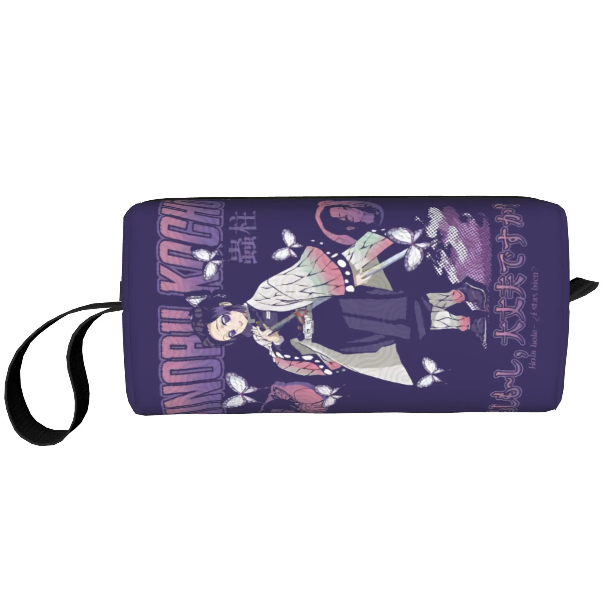 

Travel D-Demons Slayers Toiletry Bag Kawaii Anime Cartoon Comic Cosmetic Makeup Organizer for Women Beauty Storage Dopp Kit Box