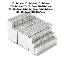 5-50 Uds imán de bloque súper potente imanes de neodimio NdfeB N35 imán fuerte imanes magnéticos permanentes imán de refrigerador