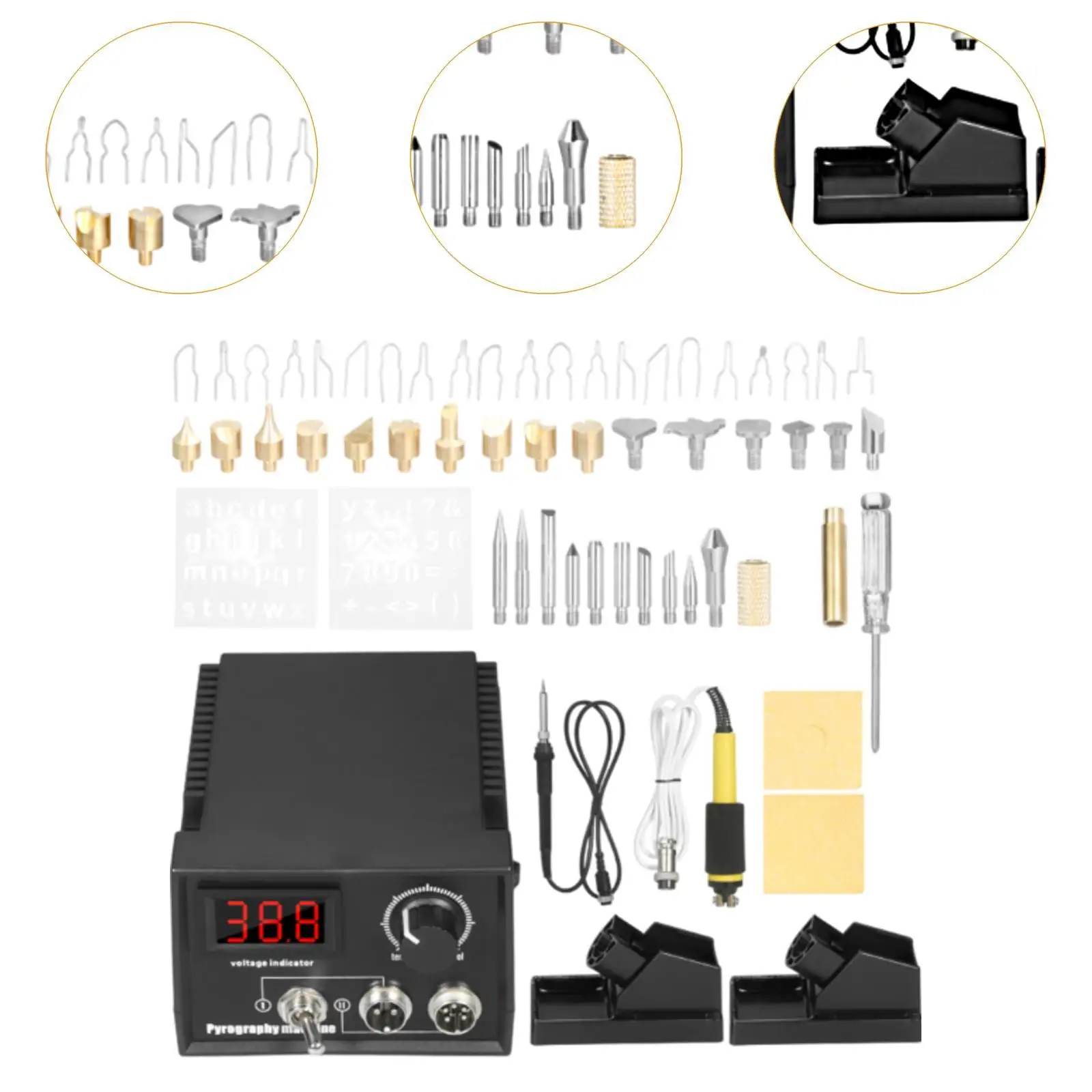 Wood Burning Kit Versatile Wood Burning Tool for Soldering Carving Embossing