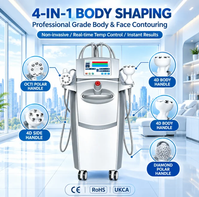 Multifunction Body Slimming Machine Face Lift Body Contouring Cellulite Reduction Skin Tightening Wrinkle Reduction Equipment