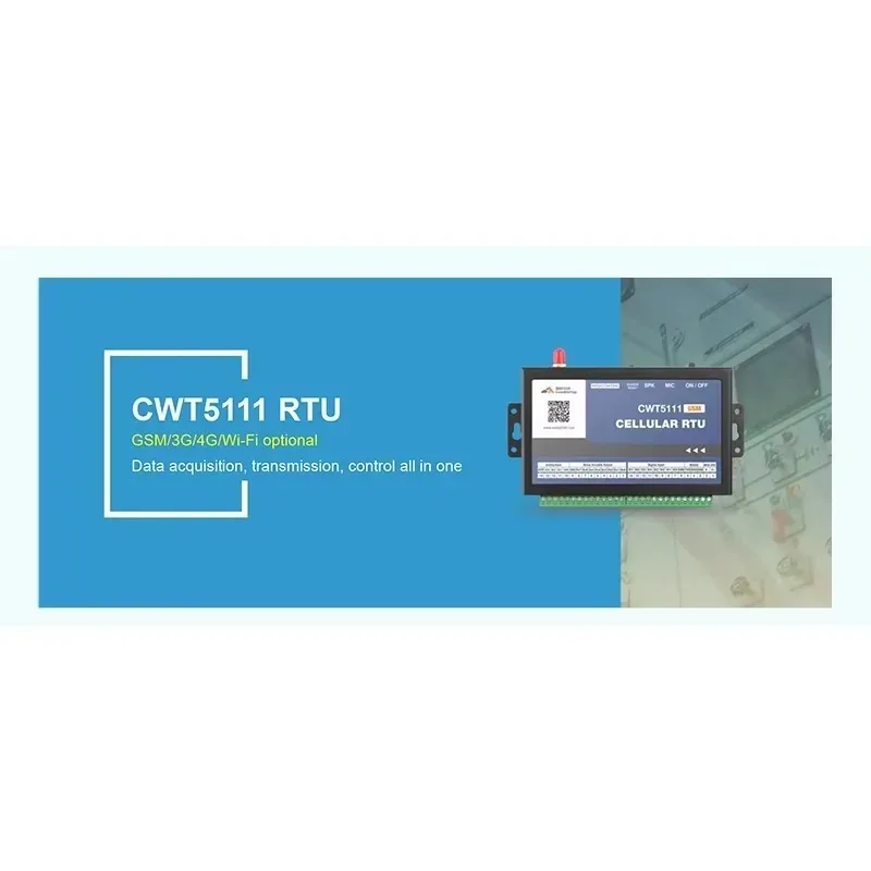 CWT5111 8DI 4AI 8DO Gsm Gprs 4g remote data collection module Rtu modem supports M2M applications
