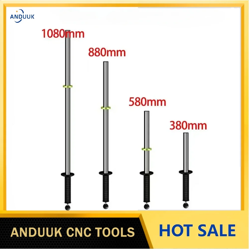 Alat pengambilan besi Swarf magnetik, alat pengambilan magnetik batang Magnet teleskopik dengan pegangan 380/580mm 880mm