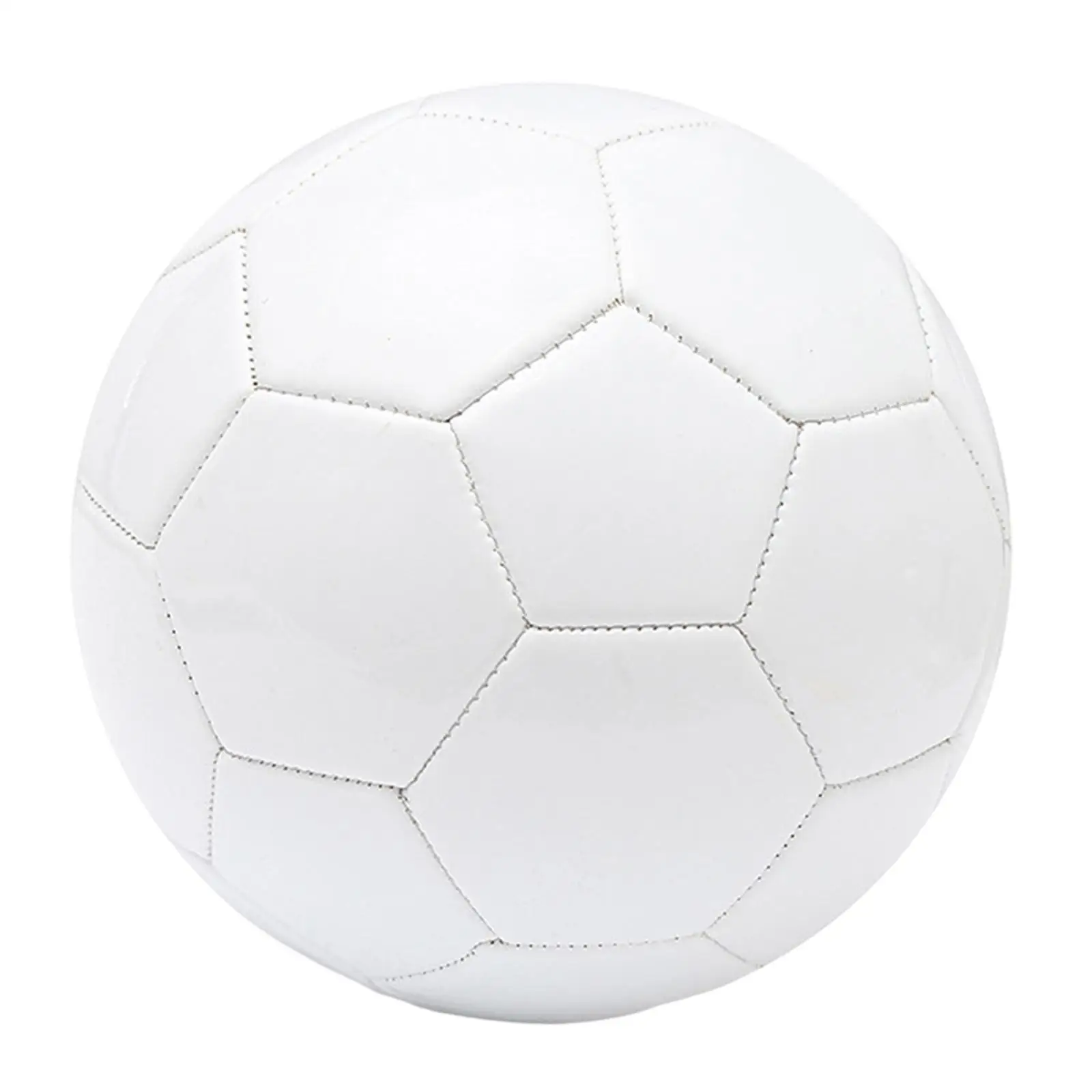 Balón de fútbol blanco tamaño 5 pelota de entrenamiento de fútbol pelota deportiva para niños pelota de tamaño oficial al aire libre cosida