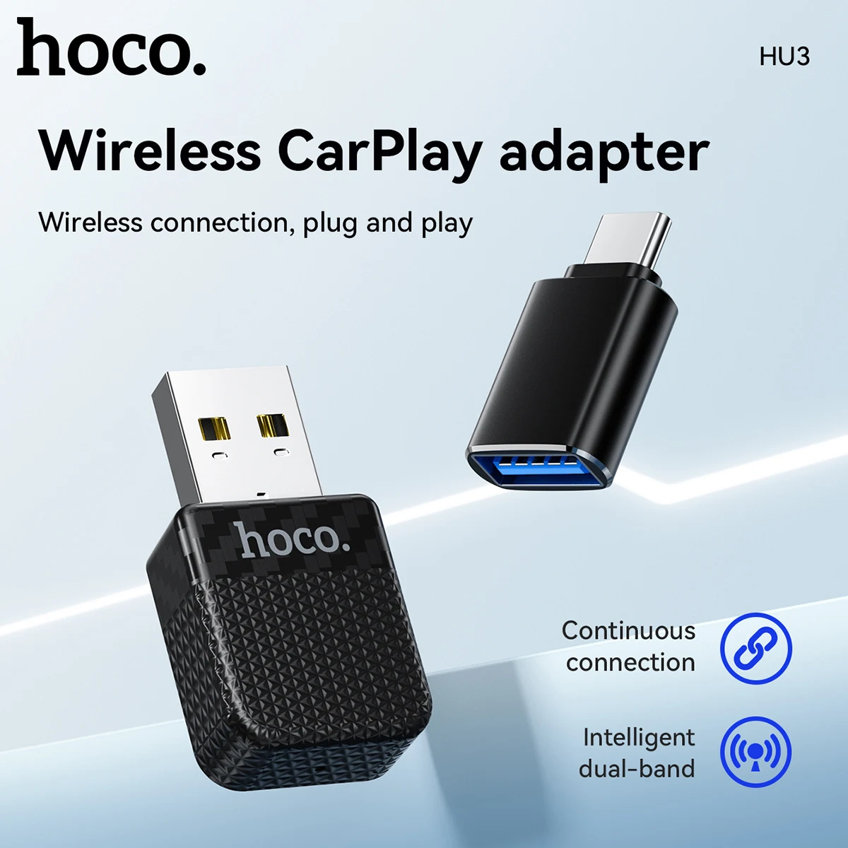 Hoco HU3 Car Wirele… - image