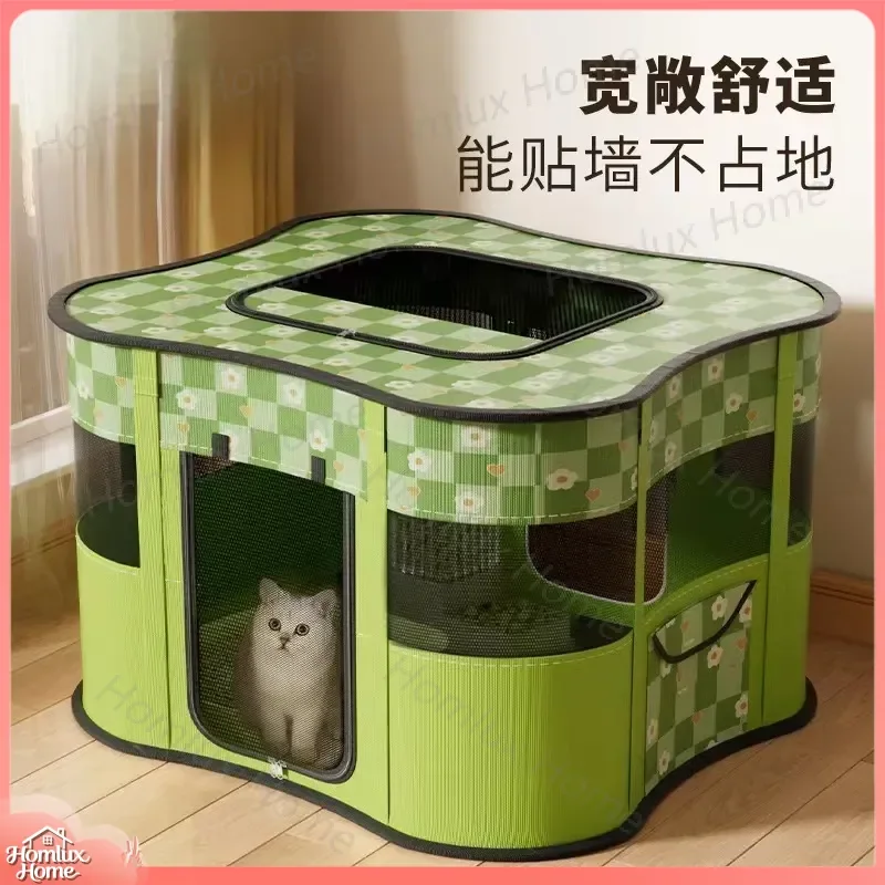 Cat Delivery Room Nest Bag for Pregnant Cats Four Seasons Enclosed Breeding Tent Cat Maternity Bed Kitten Birth Box Cat Care