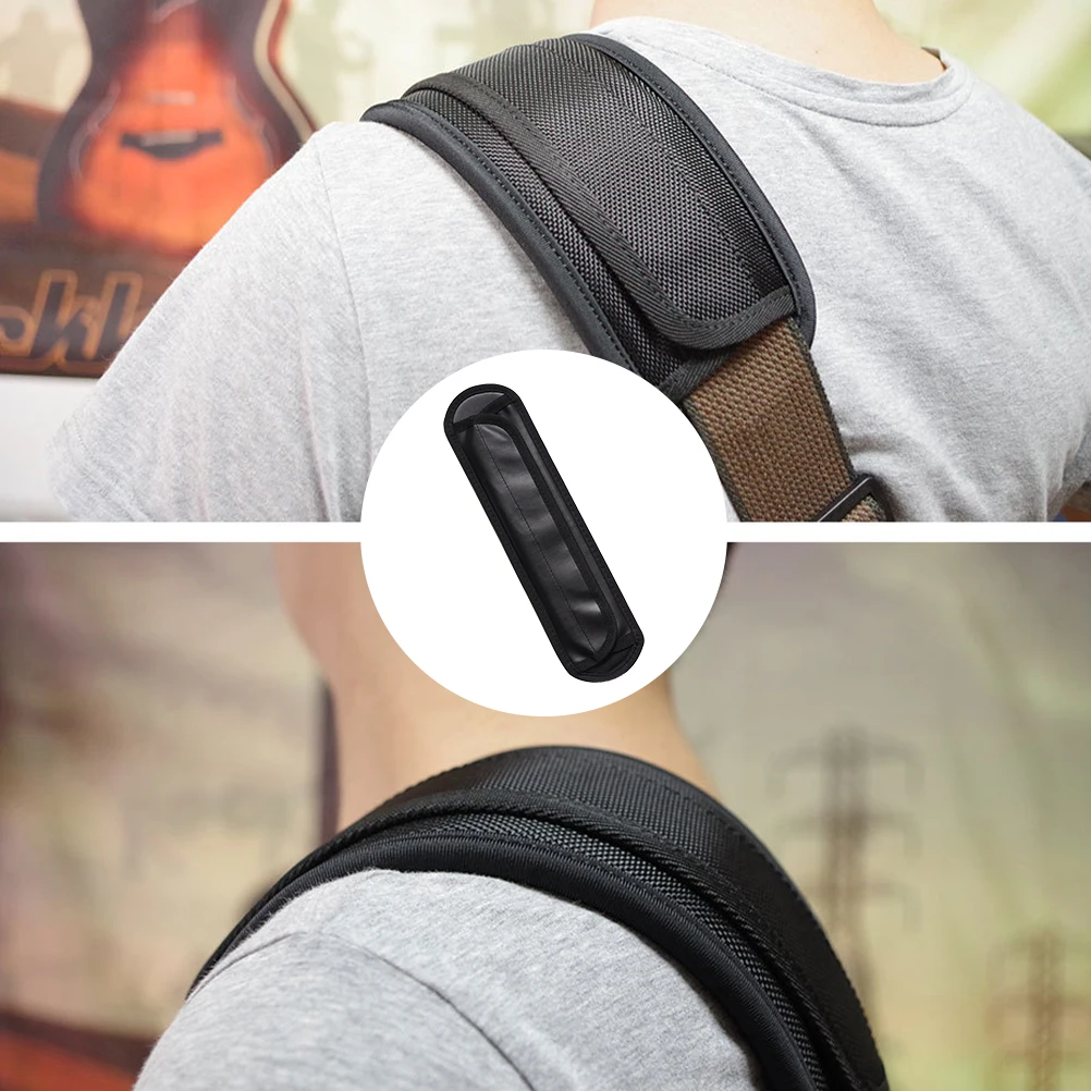 

Guitar Strap Pads Lightweight Thick Cushioned Shoulder Pad for Backpack Laptop Camera Bag Long Life Anti Slip Comfortable Gifts