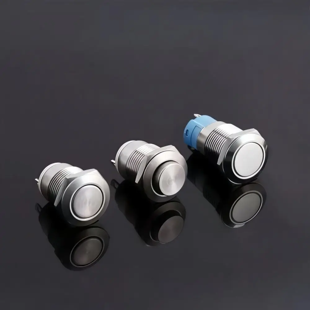 12mm Metal Push Button Switch Waterproof Momentary Latching Industrial Control On Off Switch For Car Modification