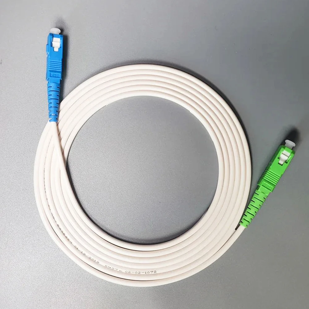 Patchcord światłowodowy SC/APC-SC/UPC jednomodowy G657A2 kabel światłowodowy FTTH kabel światłowodowy LSZH 2M