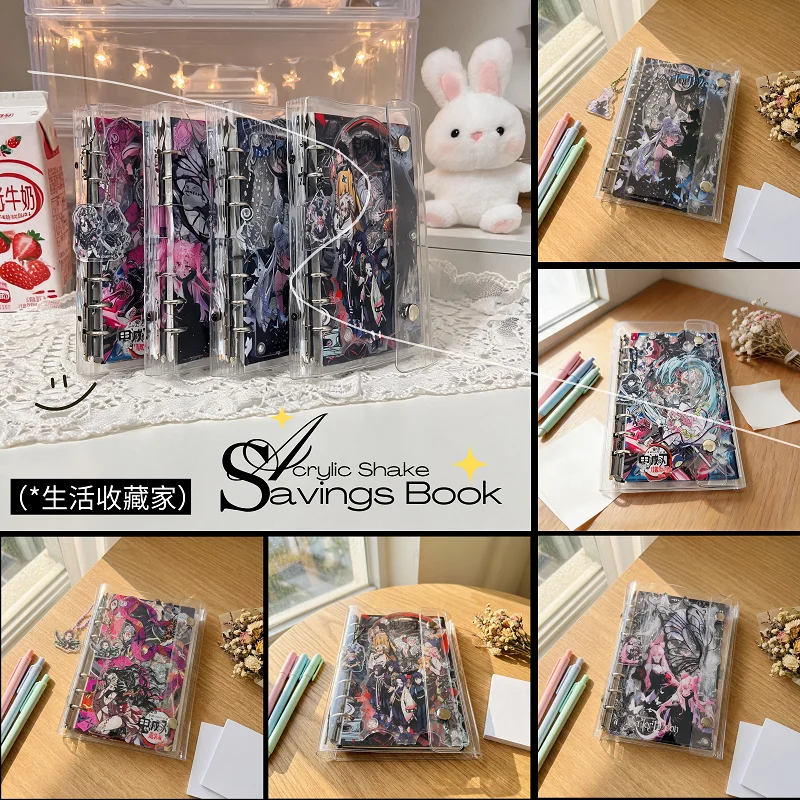 Acrylic, Shake Book A6 Savings Book, Honey Glass, Fallen Sailor Moon Rustling, Bills, Bills, Household, Friends,Creativity,Gifts