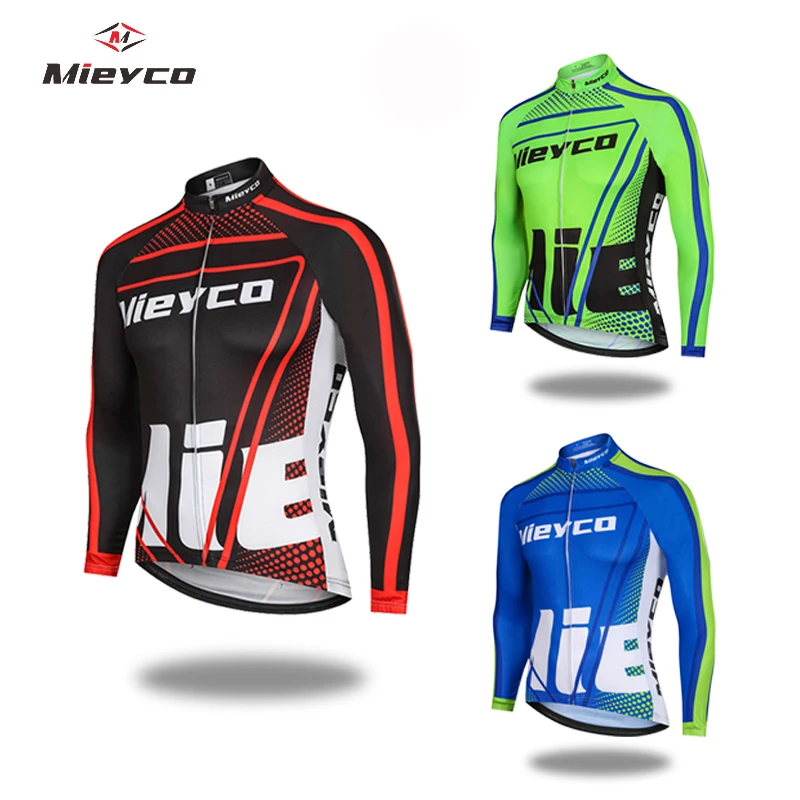 Outdoor Long Sleeve Men's Tops Quick Dry Mesh Stretch Professional Fitness Equipment Sports Cycling Clothing Ciclismo Masculino