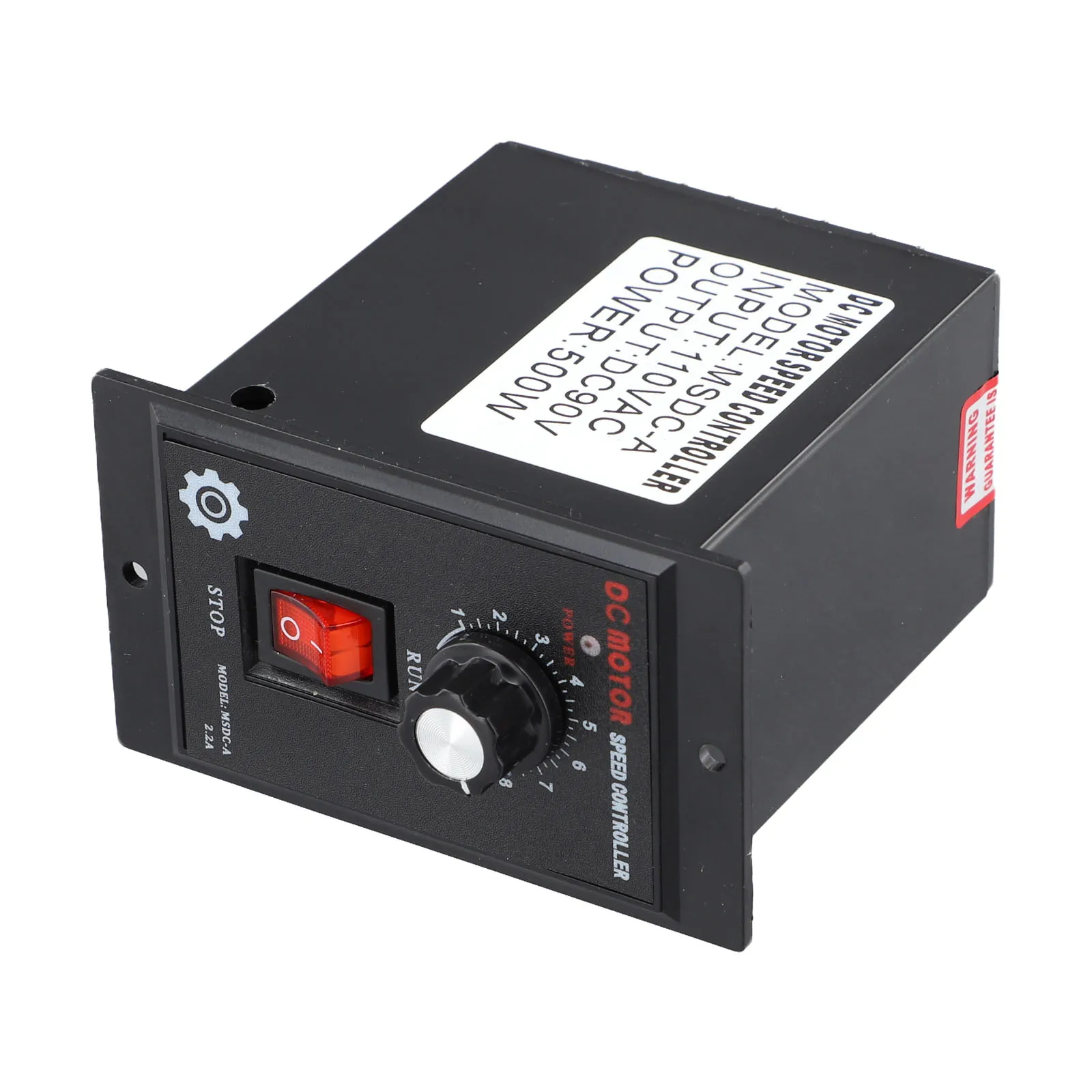 

1pc 500W DC Motor Speed ​​Controller AC 110V To DC 90V Forward Reversible Regulator 90VDC 3.2x2.1 Inch Motor Speed ​​Control