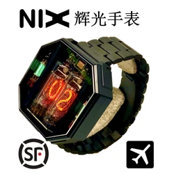 Luxury Vintage Nixie Tube Watch Original Waterproof Men's Watches Digital Fashion Creative Electronics Watches Man Gift Ideas