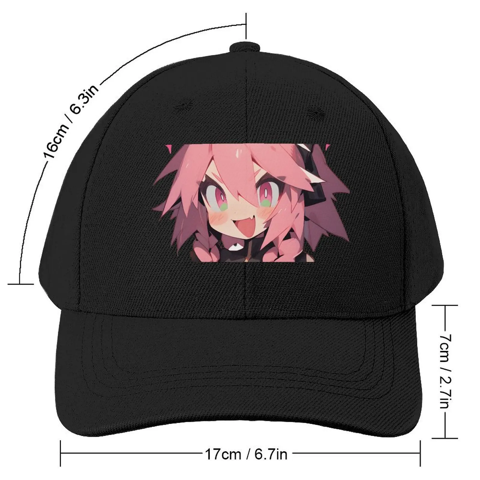 Fate Astolfo Happy Peeker Baseball Cap Beach Bag Anime Custom Cap Uv Protection Solar Hat Mens Women's