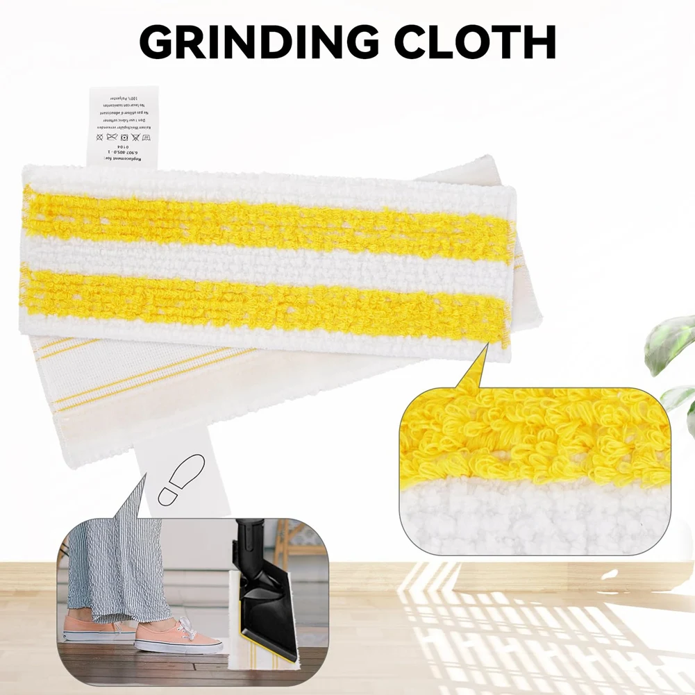 A72P Steam Mop Pads Cloth for EasyFix SC2 SC3 SC4 SC5 Steam Cleaner, Microfiber Washable Reusable Steam Mop