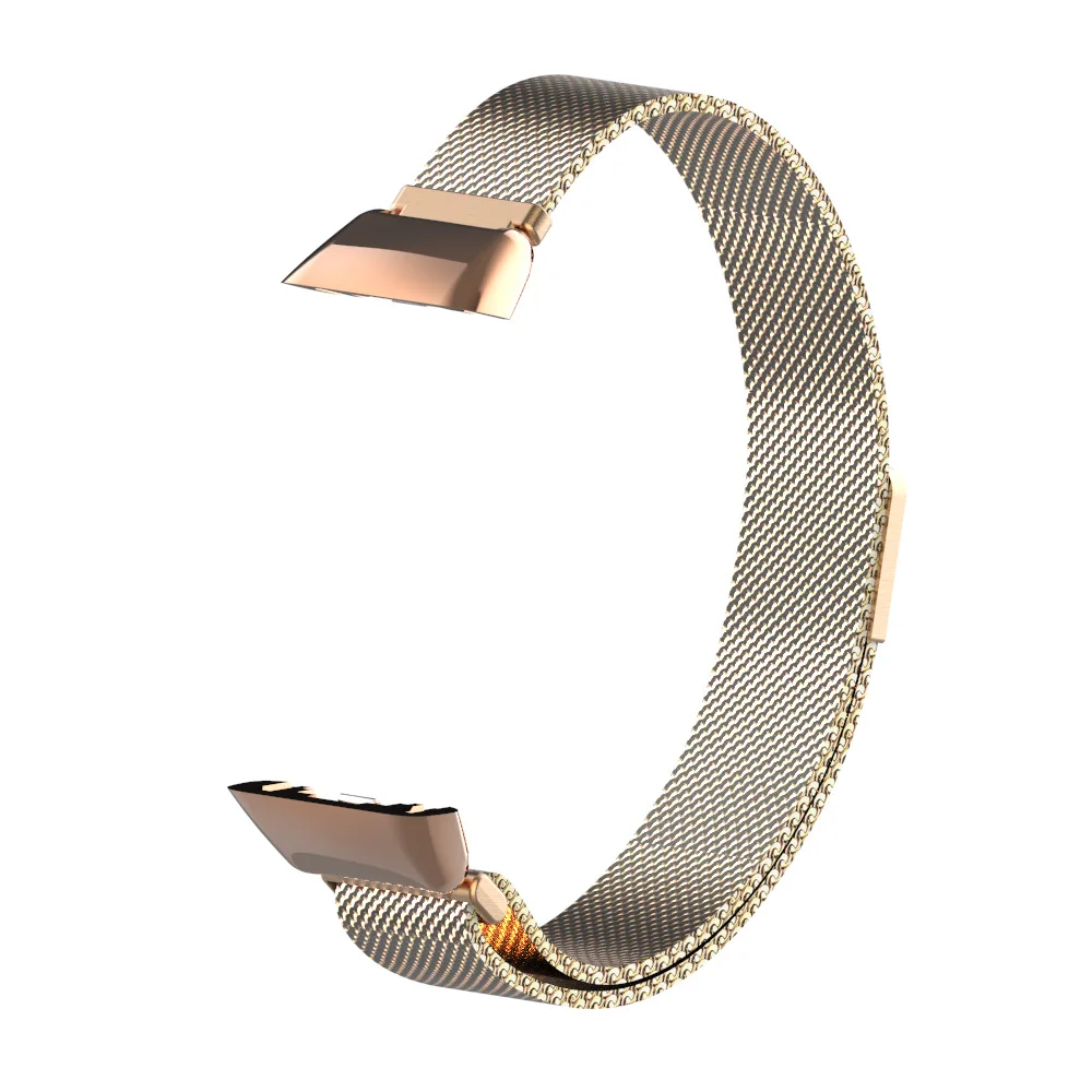 Setelan Tali Jam Tangan Baja Tahan Karat Milan untuk Jam Tangan Huawei Band6 Tali Jam Tangan Milan dengan Konektor Logam