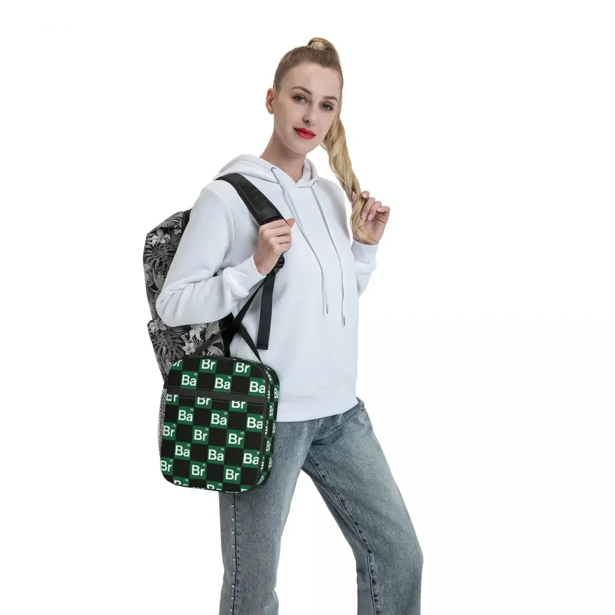 Bolsa de almuerzo aislada de Química divertida Breaking Bad para hombres y mujeres, bolsa térmica reutilizable portátil para TV, bolsa de mano para oficina al aire libre