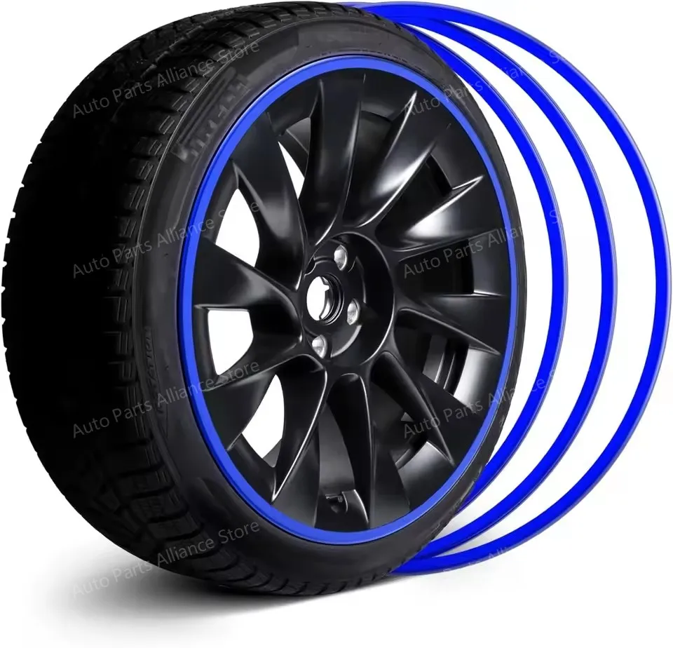 Yehua Automotive Lichtmetalen Velg Protector Voor Tesla Model 3Y Voor BMW Benz Audi Hyundai Toyota VW ID4 ID6 Auto wielnaaf Cover