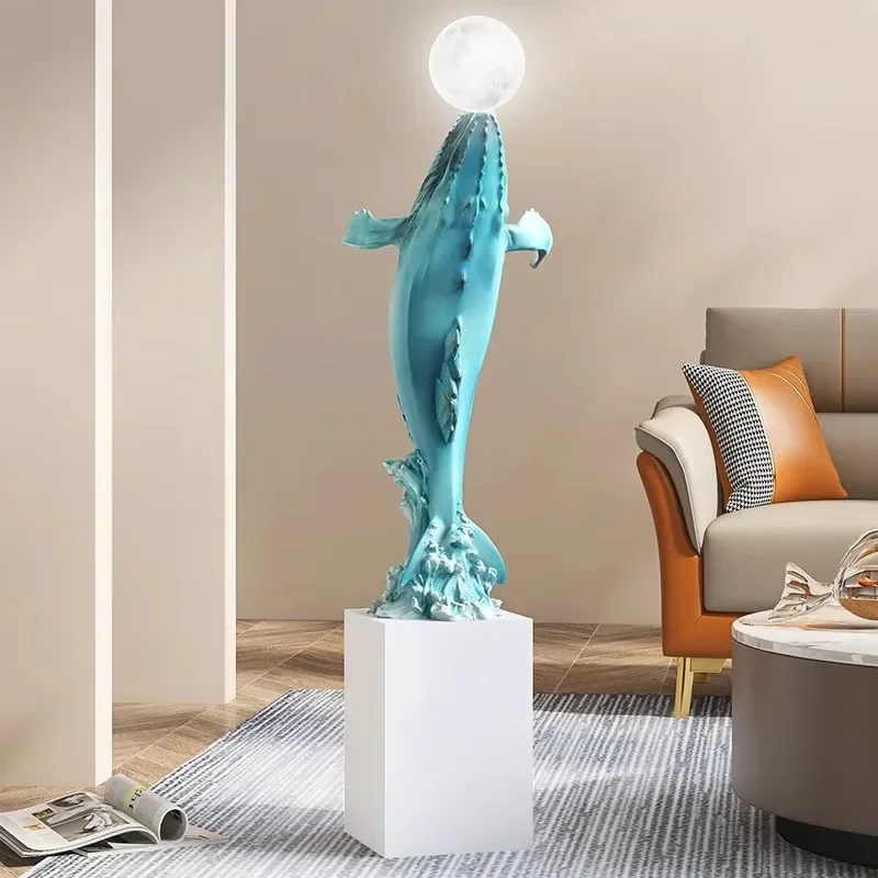 New Whale Furnishing Living Room Large Landing Porch Living Room Sand Decoration Housewarming New Home Opening Gift Wholesale