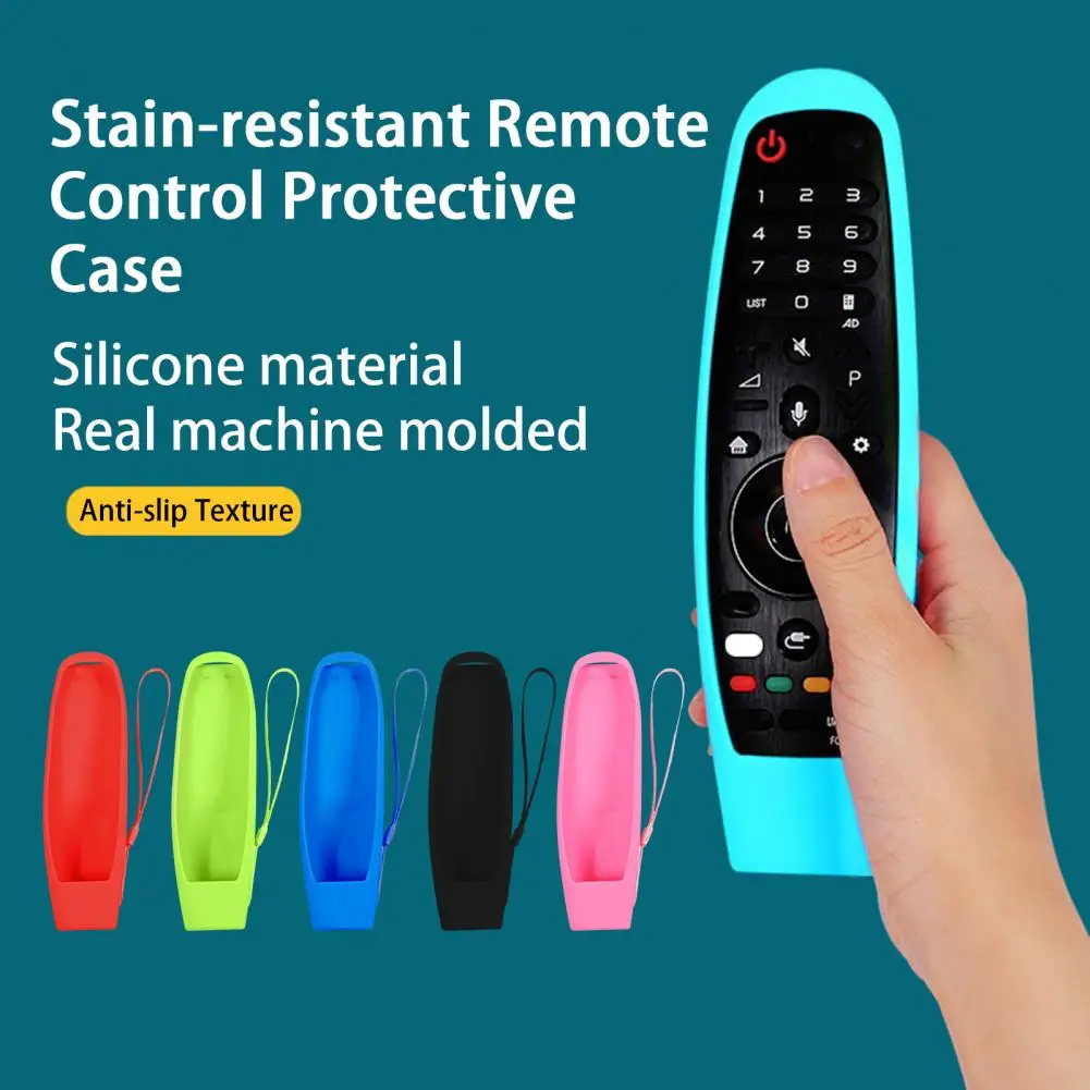 Funda mágica para Control remoto de TV inteligente, protector de silicona con textura antideslizante, Gel de sílice luminoso, para LG AM-MR650A