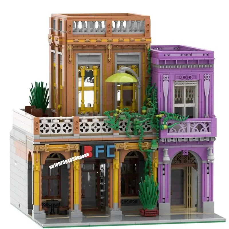 ใหม่ 3041PCS เมืองขายร้อนสตรีทวิว Moc โมดูลาร์ BFC ร้านอาหารรุ่นที่กำหนดเองปริศนา DIY ความคิดสร้างสรรค์ KidToy ของขวัญวันเกิด