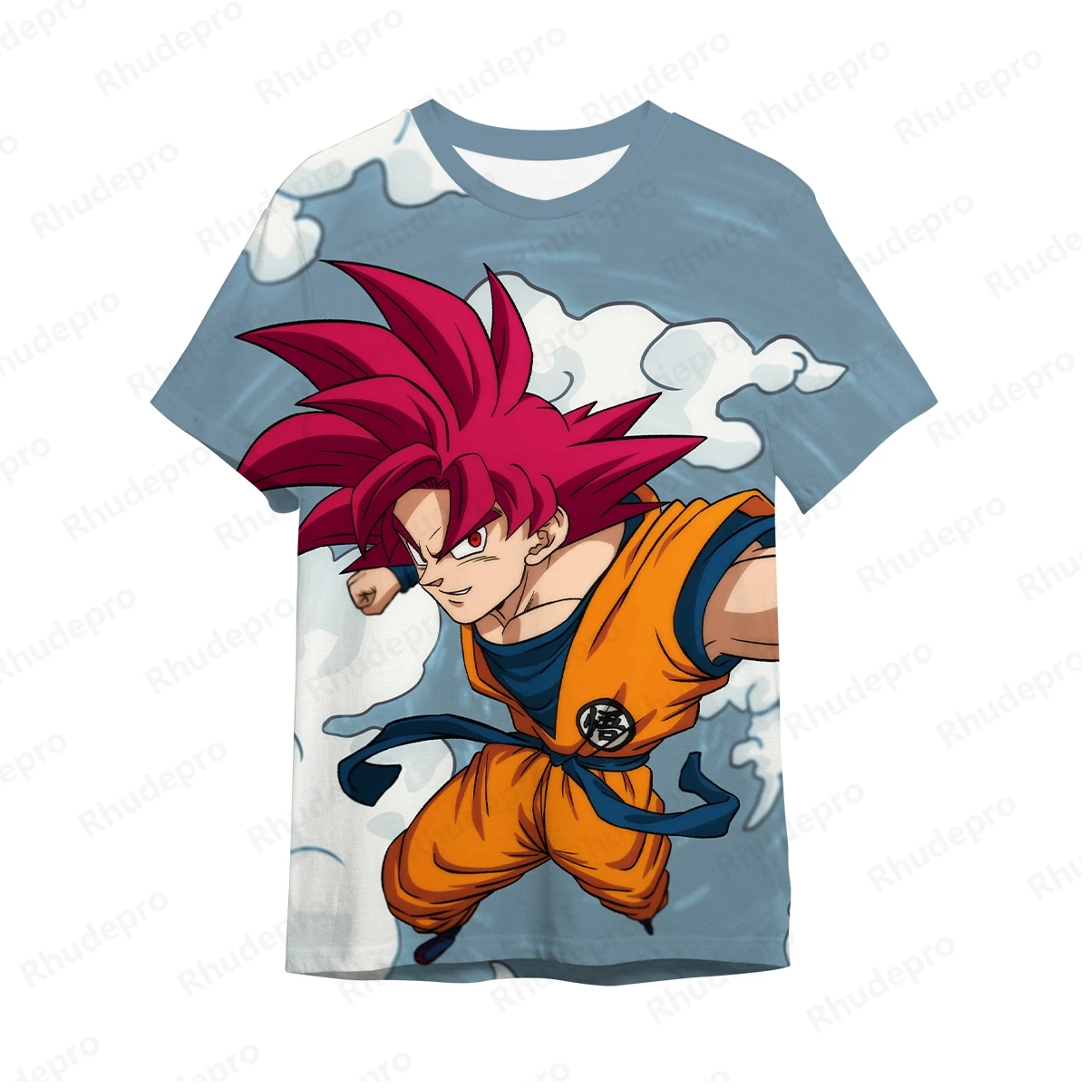 Camiseta Dragon Ball manga curta masculina, Tops de Tendência Goku, Vegeta Camisas, Roupas Cosplay de Alta Qualidade, Y2K, 2022