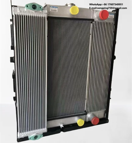Wheel Loader WA320PZ-6 WA320-6 Radiator Assembly Oil Cooler 419-03-48101 419-03-42100 with Bracket 100kg Durable